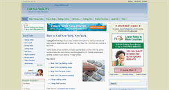 Desktop Screenshot of callingnewyorkcity.com
